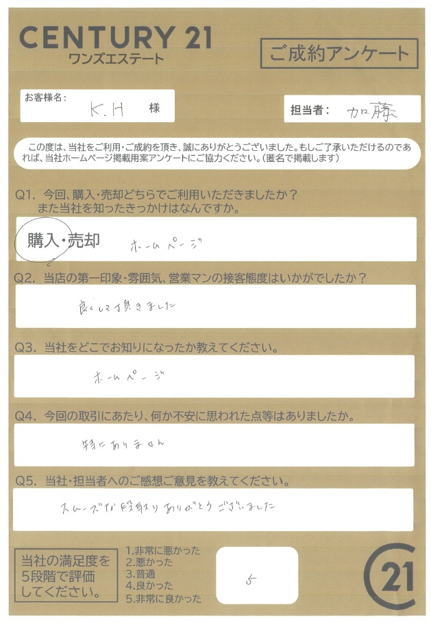 沼津市　Ｋ・Ｈ様